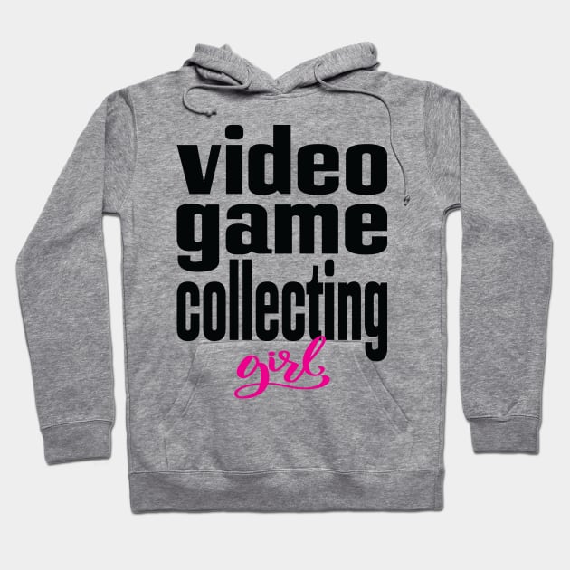 Video Game Collecting Girl Hoodie by ProjectX23Red